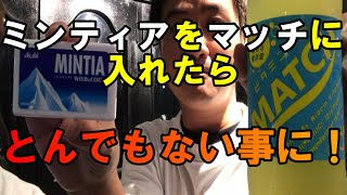【糞動画】メントスコーラの別バージョン第２弾！ミンティア＆マッチ！強烈衝撃映像！絶対に検索しないでください！【閲覧注意】