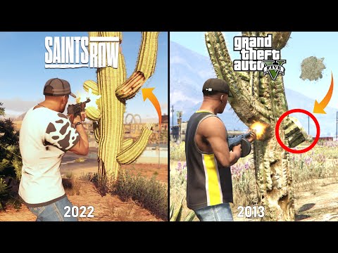 Saints Row (2022) Getting Destroyed by GTA 5 (2013) - Logics & Details Comparison