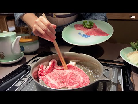 Matsusaka Beef Sukiyaki in Osaka - Gourmet Food in Japan