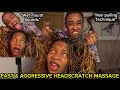 Asmr Intense Scalp Scratch Massage Throat Massage Hair Cracking Fake Spitpainting On Blessing