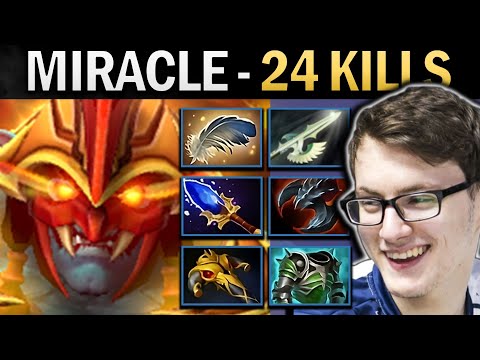 Huskar Dota Gameplay Miracle with 24 Kills and Halberg