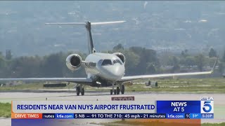 Residents near Van Nuys Airport frustrated with pollution
