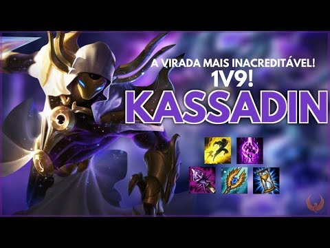 BUFFADO NO 9.16 - A VIRADA MAIS INACREDITÁVEL! *1V9*" - KASSADIN MID GAMEPLAY [PT-BR]