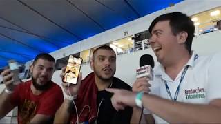 pré-jogo Com Phill e Gabriel Amaral.