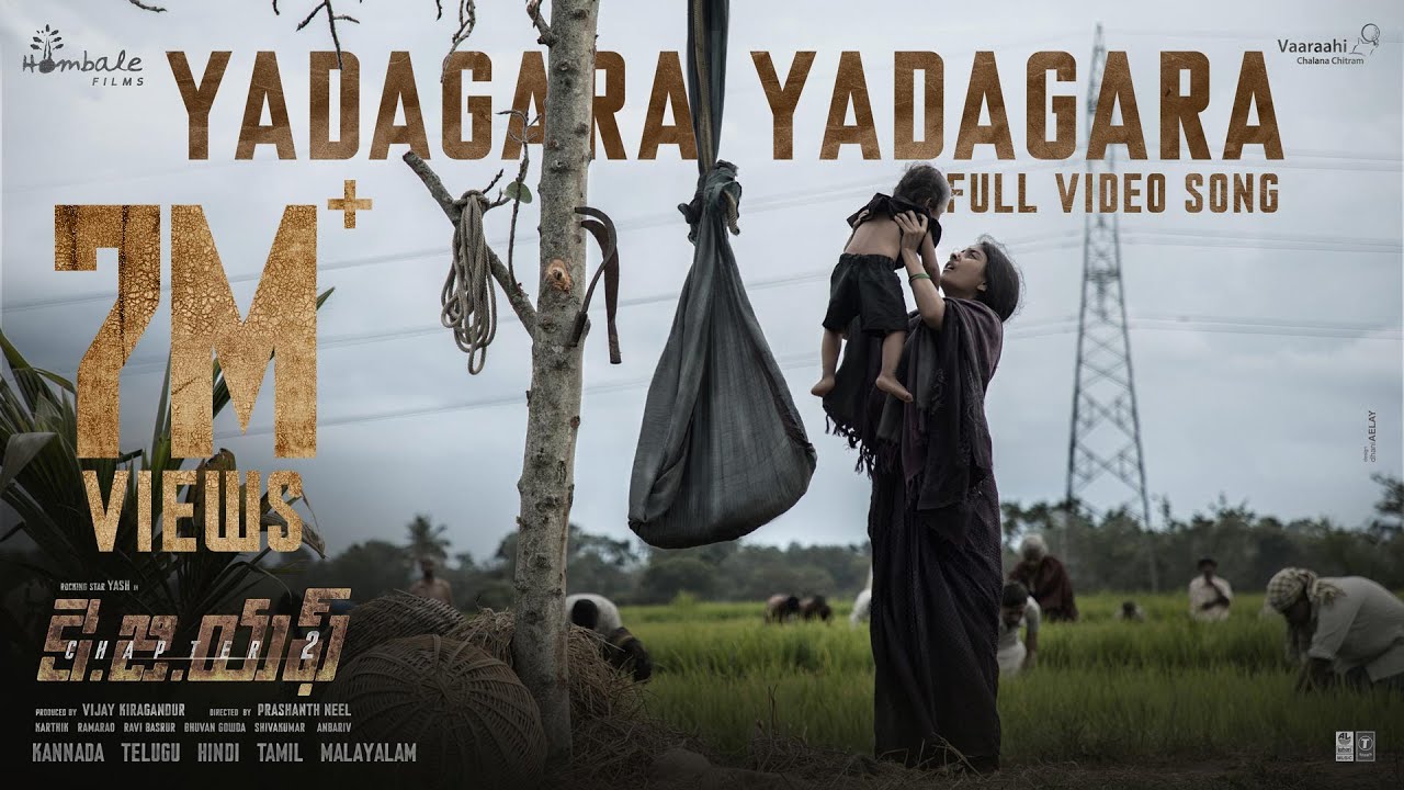 Yadagara Yadagara Song Lyrics (Telugu)| KGF Chapter 2 | RockingStar Yash | Prashanth Neel|Ravi Basrur