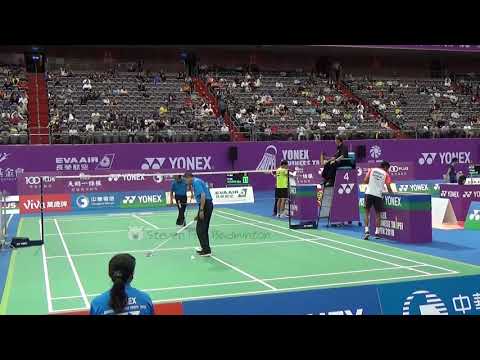 20181004Taipei Open MS Ajay JAYARAM(IND) vs Kim BRUUN (DMK)1-2