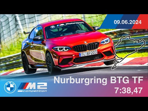 Onboard BMW M2 Competition Nurburgring Nordschleife BTG 09.06.2024 7:38,47 - Touristenfahrten