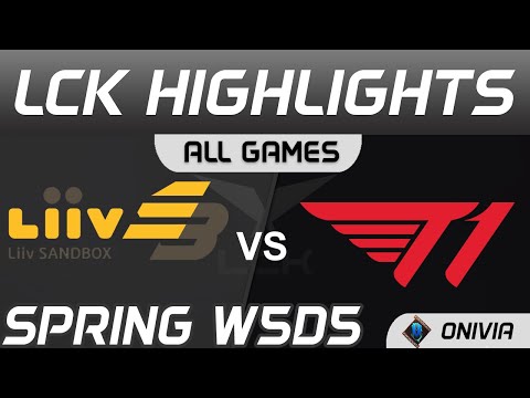 LSB vs T1 Highlights ALL GAMES Spring Season 2021 W5D5 Liiv SANDBOX vs T1 Onivia