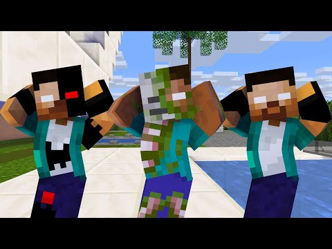 MONSTER SCHOOL : CHICKEN WING MEME HEROBRINE BROTHERS - MINECRAFT ANIMATION