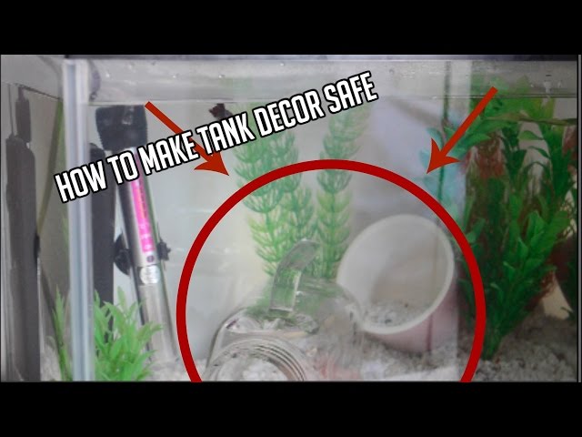 HOW TO MAKE DECOR SAFE FOR YOUR BETTA FISH | LISA THE LLAMA EXTRAS