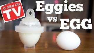 EGGIES vs. EGG | As Seen on TV Test | Does it Work?