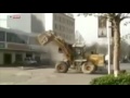 Video Rival Construction Companies Get Into Bulldozer Street Fight In China