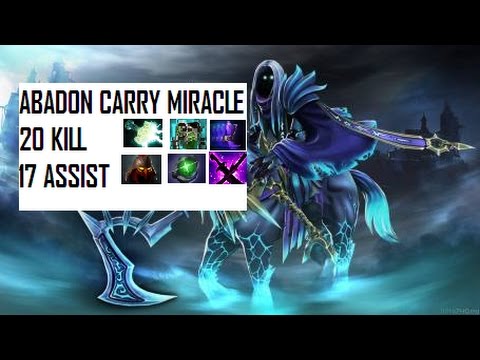 Dota 2 -  Abaddon Carry Ranked Macth Miracle 20 Kill 17 Assit