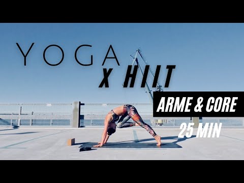 Yoga x HIIT Flow für Arme & Core | Yoga für Fortgeschrittene