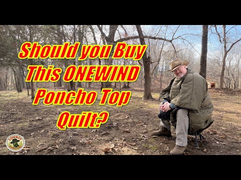 Onewind Top Quilt Poncho vs the Swagman Roll