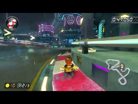 3DS Neo Bowser City [200cc] - 1:18.562 - Army (Mario Kart 8 Deluxe World Record)