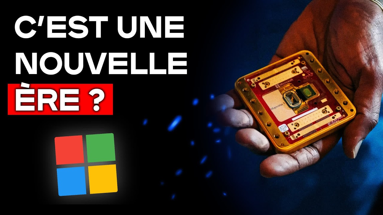 Microsoft annonce l'ordinateur quantique (et c'est : incroyable)