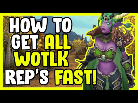 How To Max All WOTLK Reps FAST! In WoW - World Of Warcraft