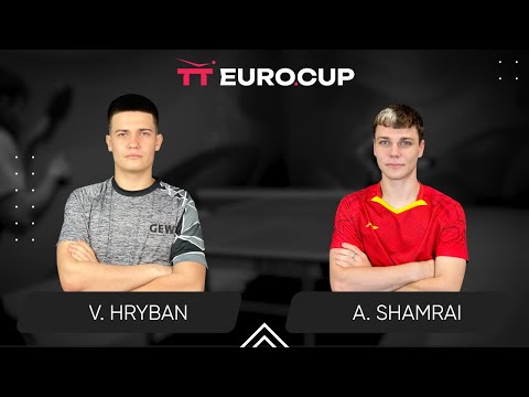 11:00 Vadym Hryban - Andrii Shamrai 01.11.2024 TT Euro.Cup Ukraine Elite. TABLE 4