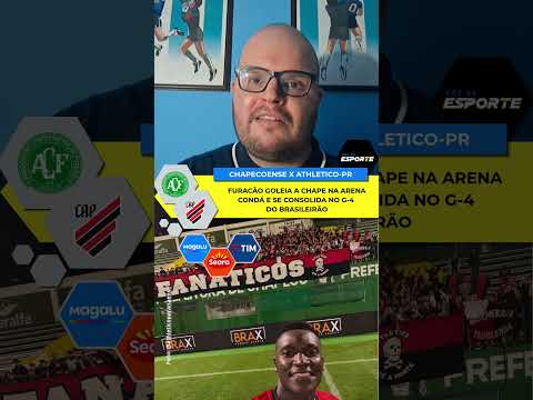 ATHLETICO GOLEIA A CHAPECOENSE FORA DE CASA PELO BRASILEIRÃO!