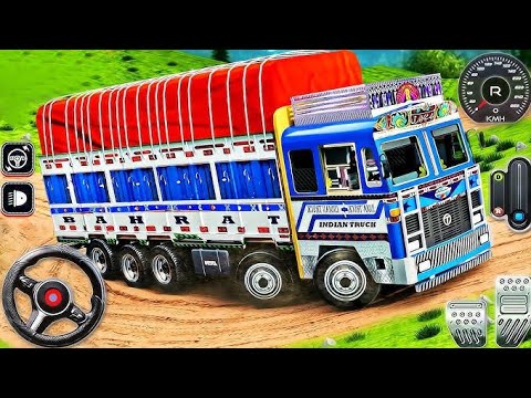 Indian cargo truck driver Simulator - Offroad Mud Truck Driving Game _ Android Gameplay