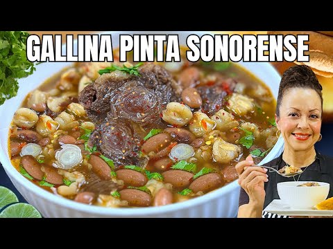 Cómo Hacer GALLINA PINTA SONORENSE Paso a Paso (Mejor que de Rancho)