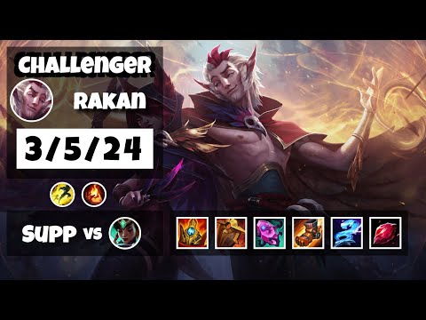 Rakan vs Karma EU Challenger SUPPORT (3/5/24) - v11.13