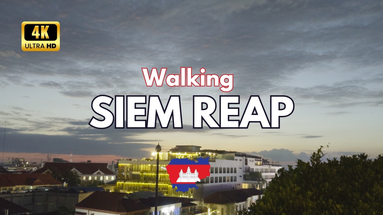 [4K Ultra HDR] 🇰🇭 Siem Reap Nightlife &amp; Hidden Gems | Walking Tour Through Siem Reap's Best Hotspots