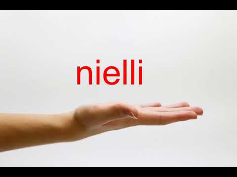 How to Pronounce nielli - American English