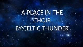 Celtic Thunder A Place in the Choir-Lyrics