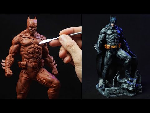 Sculpture batman timelapse by dr garuda  Videos