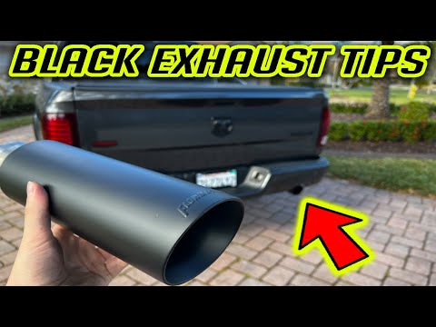 RAM 1500 Flowmaster Direct Fit Black Exhaust Tips