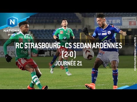 J21 : RC Strasbourg - CS Sedan Ardennes (2-0), le résumé
