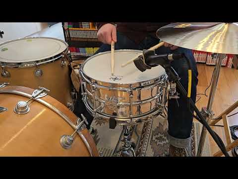 Snares - Dunnett Classic Drums 6.5x14 Model 2N Aluminum Snare Drum image 10