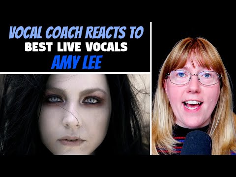 Vocal Coach Reacts to Amy Lee Best LIVE VOCALS