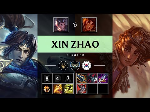 Xin Zhao Jungle vs Taliyah - KR Challenger Patch 25.18