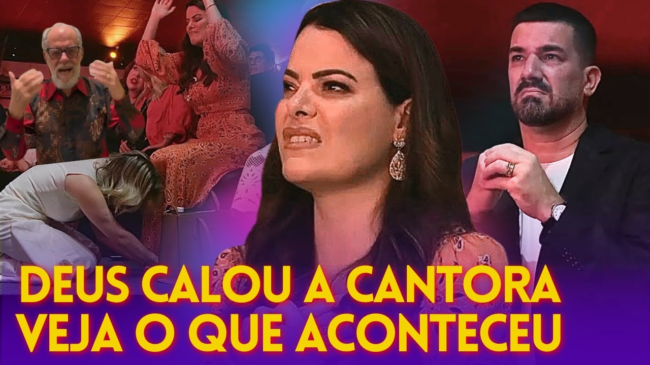 DEUS CALA ANA PAULA VALADÃO NO ALTAR E FALA PODEROSAMENTE COM A CANTORA