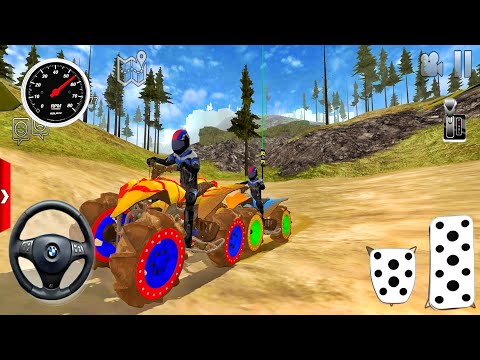 Offroad Dirt ATV Monster Quad Motor Bikes Driving Gameplay | Offroad Outlaws 3D Android Game