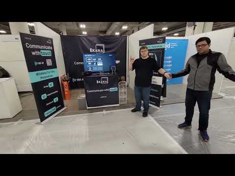 Ixana Wi-R communication with touch at Consumer Electronics Show 2023
