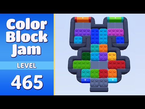 Color Block Jam Level 465 | Every Puzzle Solved! 🎯