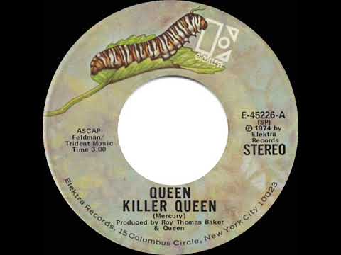 1975 HITS ARCHIVE: Killer Queen - Queen (stereo 45--#1 UK hit*)