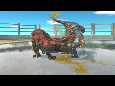 The new Alien Exotica vs Carnivorous Dinosaurs - ANIMAL REVOLT BATTLE SIMULATOR