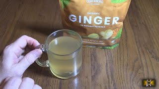 Cederberg Tea Company Organic Non-GMO Caffeine Free Ginger Tea — 30 Tea Bag -Tastes Amazing!