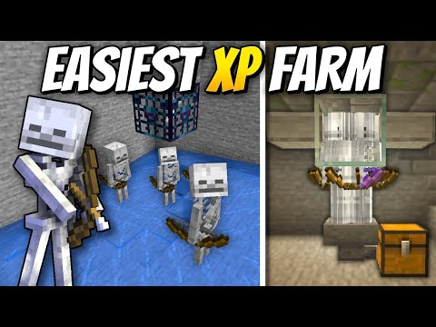 Easy Skeleton XP Farm - Minecraft 1.20 Tutorial