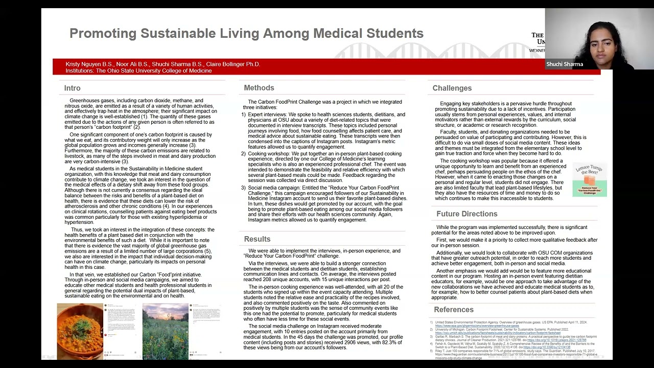 Challenging Norms: Promoting Sustainable Living Among Medical Students