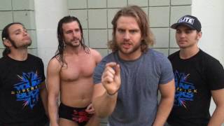 Bullet Club on Lio Rush & Jay Lethal #RoadToBITW Columbus