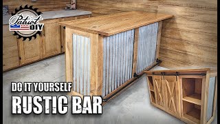Your Man Cave Needs This DIY Rustic Bar