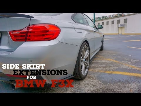BMW F3x Side Skirt Extentions Install