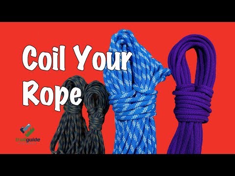 Self Coiling Rope The EASIEST Way to Coil Rope | Video | Explorer Approved