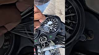 Splendor Full Modified |Splendor New Skull Sticker for Meter #automobile #autobizz #splendormodified